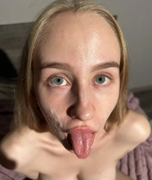 Thumbnail A Look that Lifts More than Just Your Spirits by TongueCandyy in Cum Fetish Category