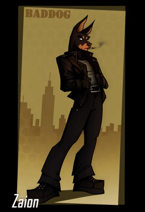 Thumbnail BadDog: Zaion_'s Debut Furry Artwork in the Furry Category