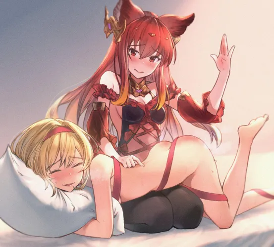 Thumbnail Anthuria Rewards Djeeta on Valentine's Day in Granblue Fantasy: Yuri Fanfic by SlientLittleJohnson