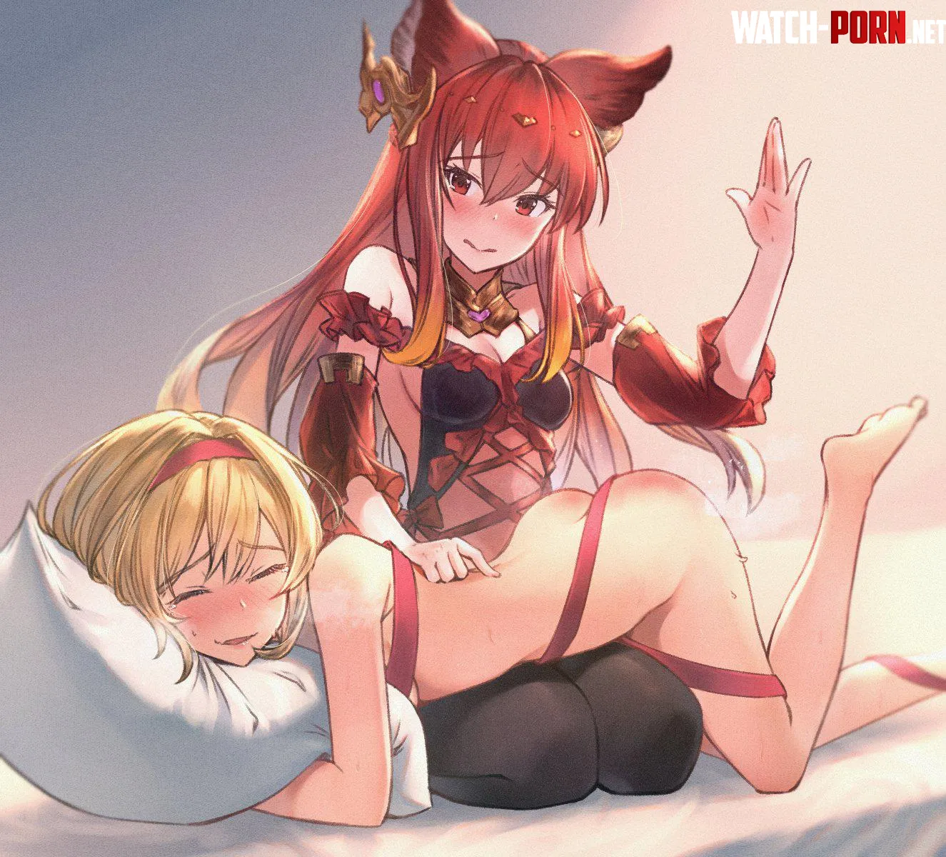 Anthuria gave Djeeta her Valentines reward Granblue Fantasy by SlientLittleJohnson