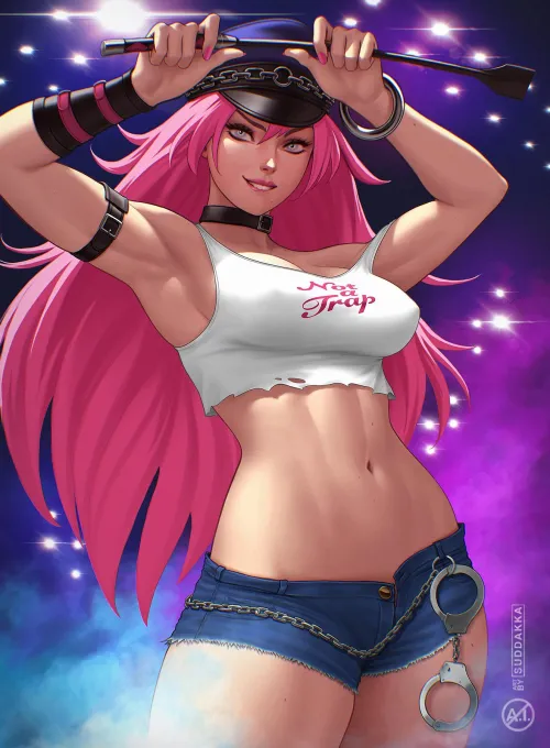 Thumbnail Pulse-Racing Final Showdown: Poison Suddakka Takes on Street Fighter in Epic Battle - Ecchi Category