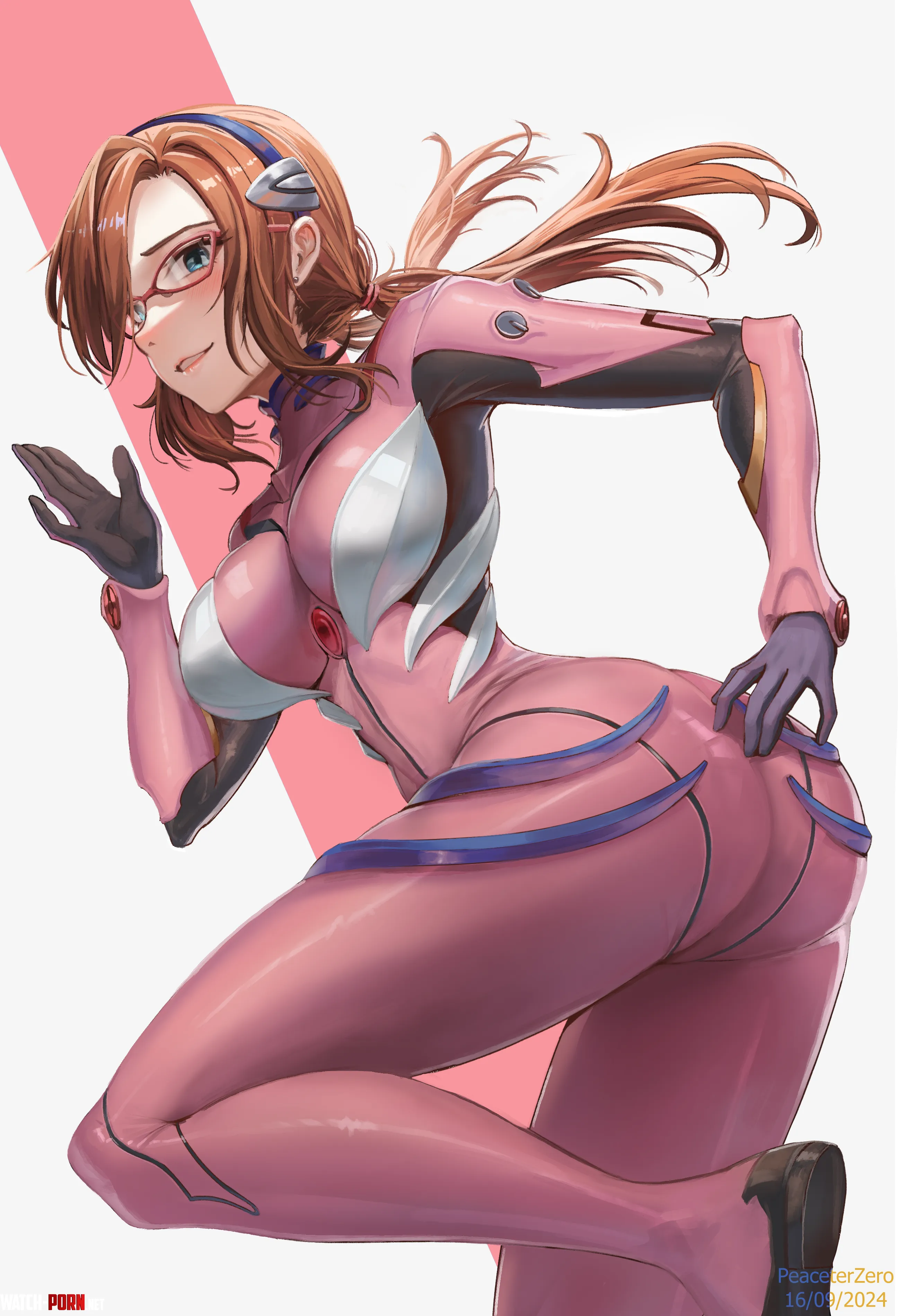 Pink MariMakinami Nikke x EVA by PracticeExtreme4945
