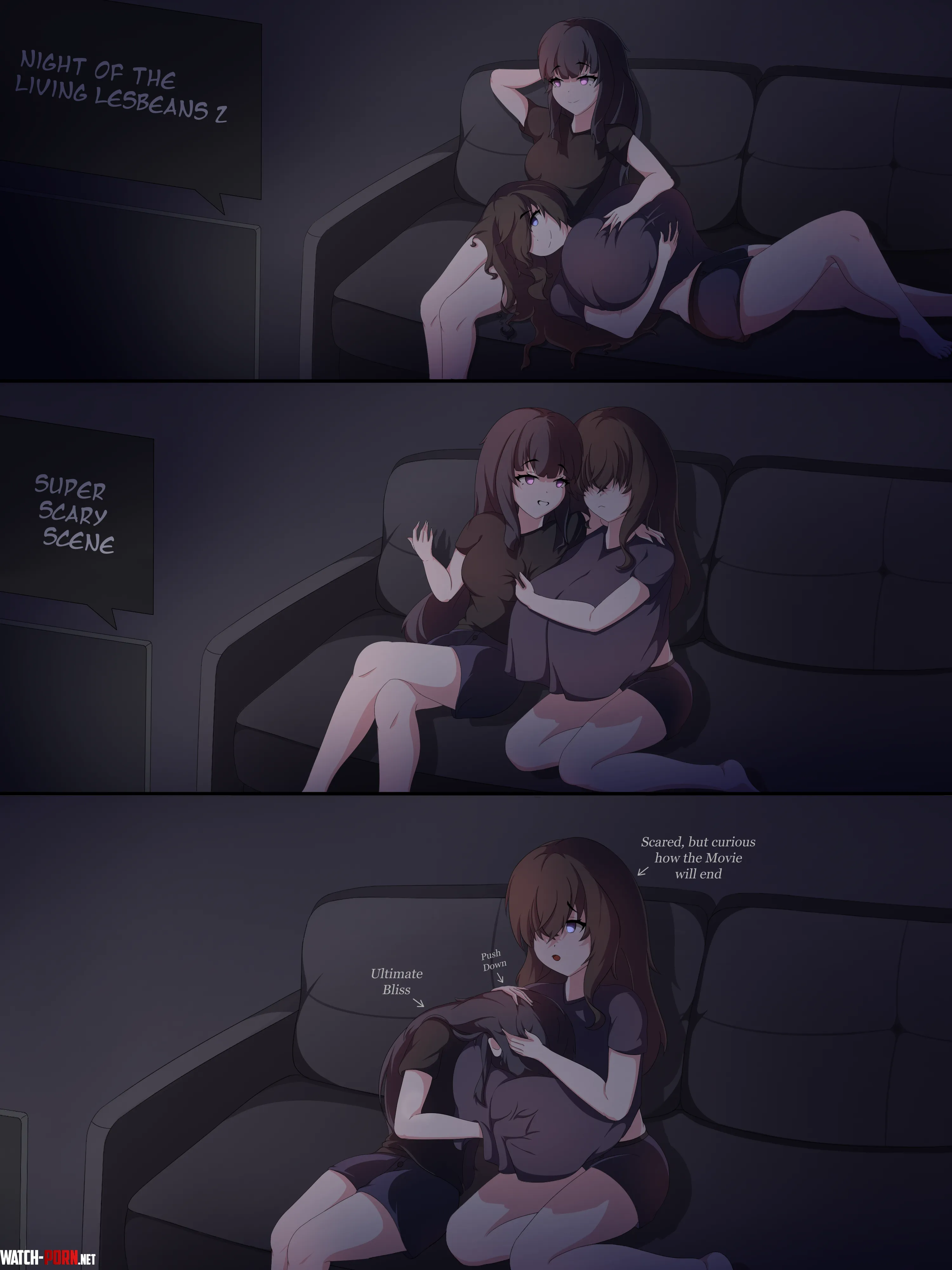 Movie Night with Alissa amp Camille Original TiramisuArt by Tirandes
