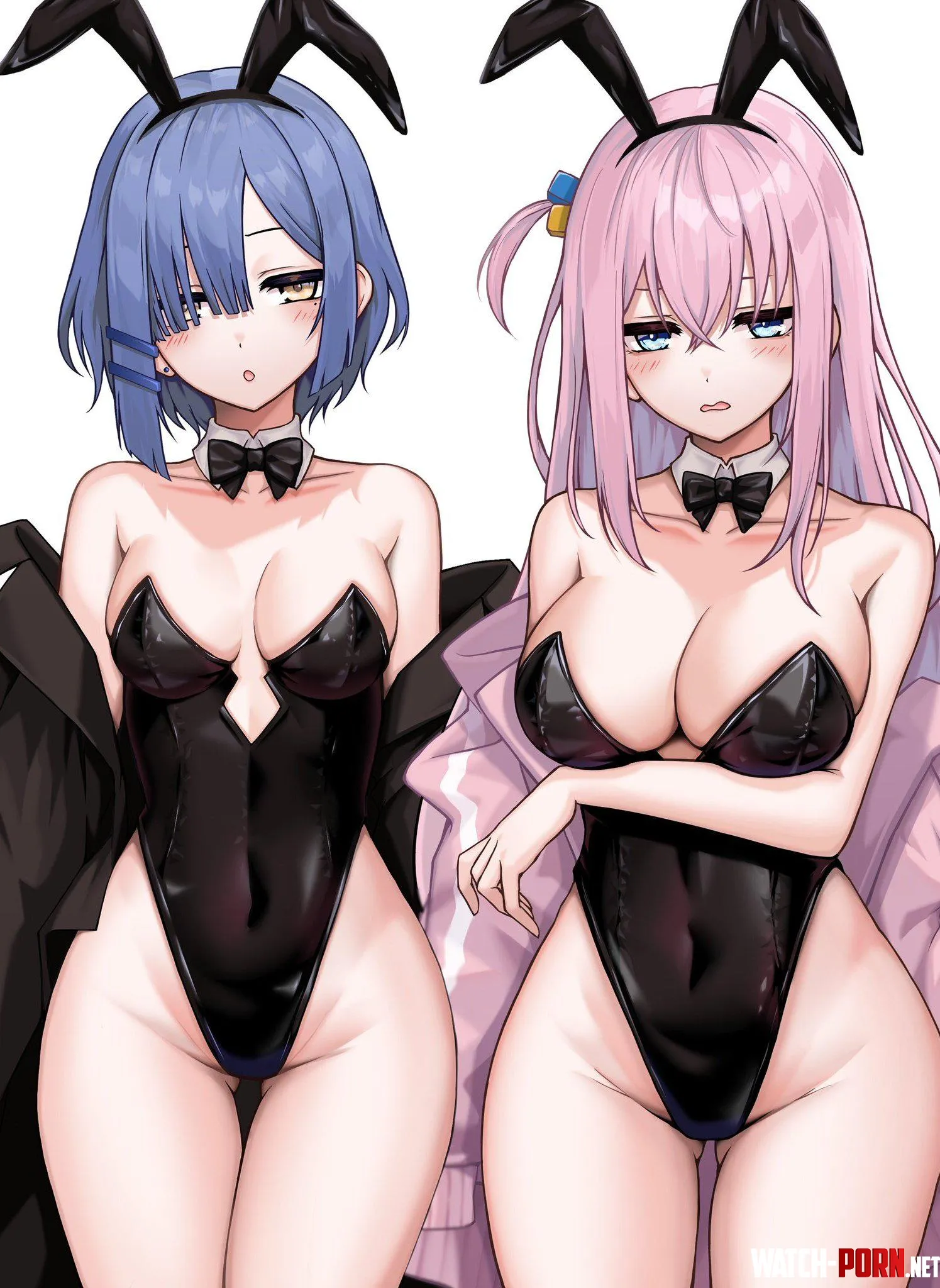Ryo And Bocchi As Two Sexy Bunny Girls Bocchi The Rock by Csxc