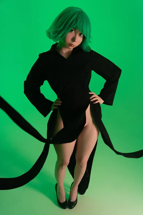 Thumbnail Tanukityann stuns with a sexy Tatsumaki portrayal in NSFWCostumes