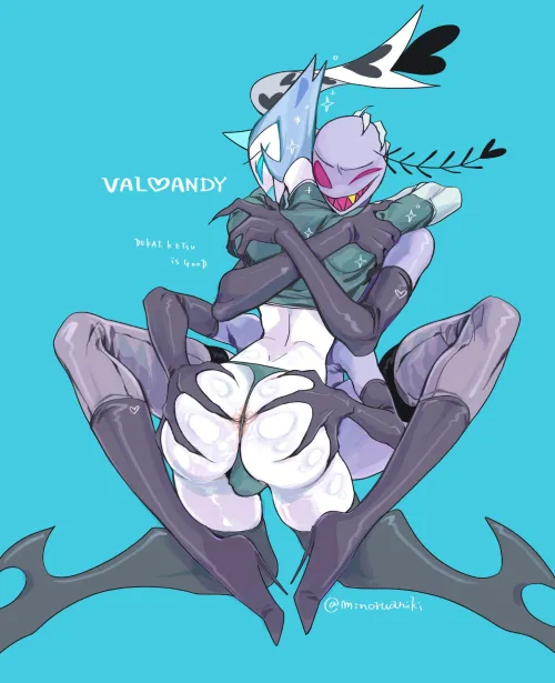 Thumbnail Andrealphus x Valentino MM Minoruaniki: A Steamy Femyiff Tale by Sexy_Femboi25