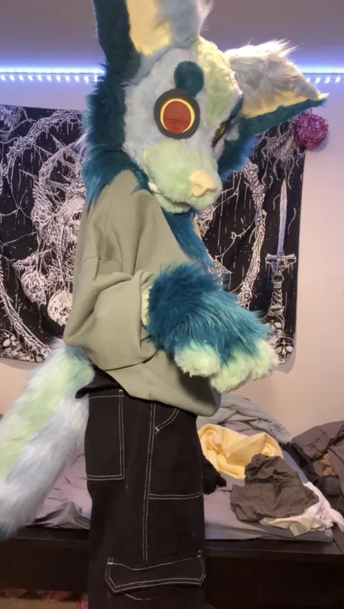 Thumbnail WIP Fursuit Friday Celebration by 6aja_6last in the Furry Category