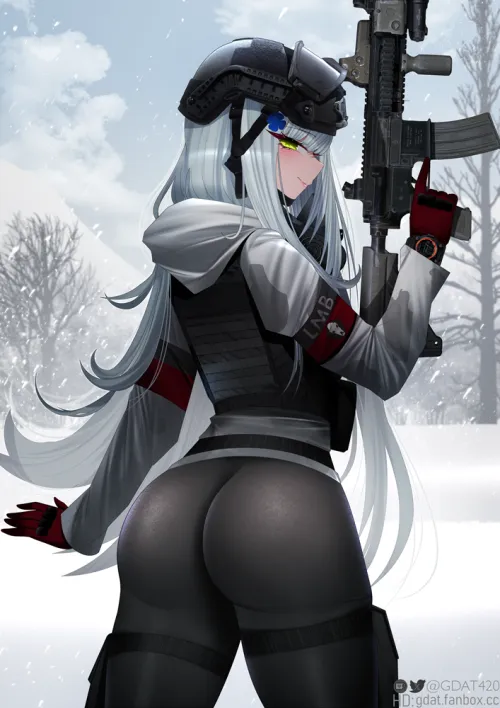Thumbnail HK416 Girls' Frontline: Author CheetahSperm18 | AnimeBooty Category