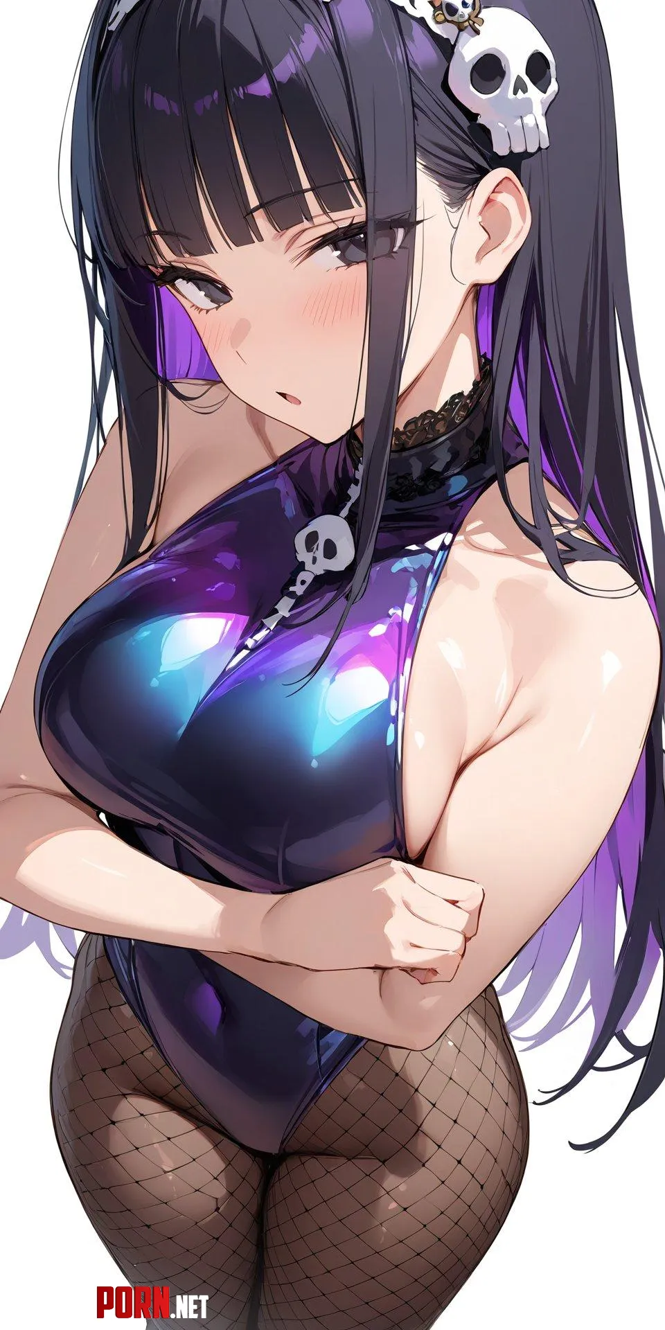 Holographic Goth Bunny  by CheetahSperm18