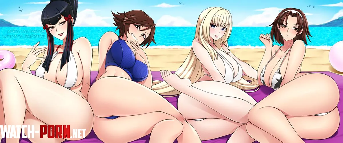 Kazumi Asuka Lili and Jun LindaRoze by PMatty73