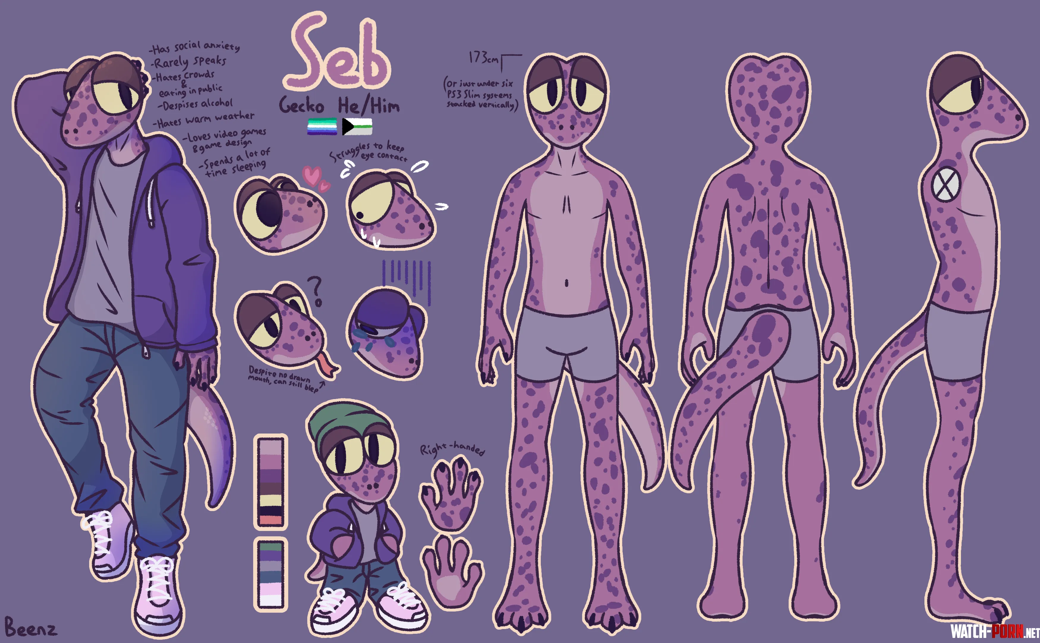 Seb Ref Sheet by Beenz64