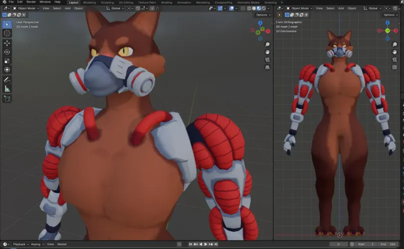 Thumbnail FURIA601's Furry Character WIP: Check Out My Work in Progress! | Furry Category Opinions Welcome