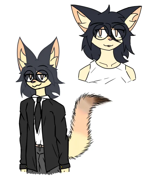 Thumbnail Lazy Experiment: Trying 100% Digital Art on My Phone for the First Time | MuichiTheFemboy | Furry Category