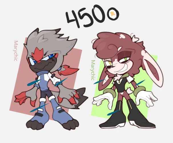 Thumbnail DeviantArt Adoptables for Sale! Accepting Points Only | Art by Marychic3908 | Furry Category
