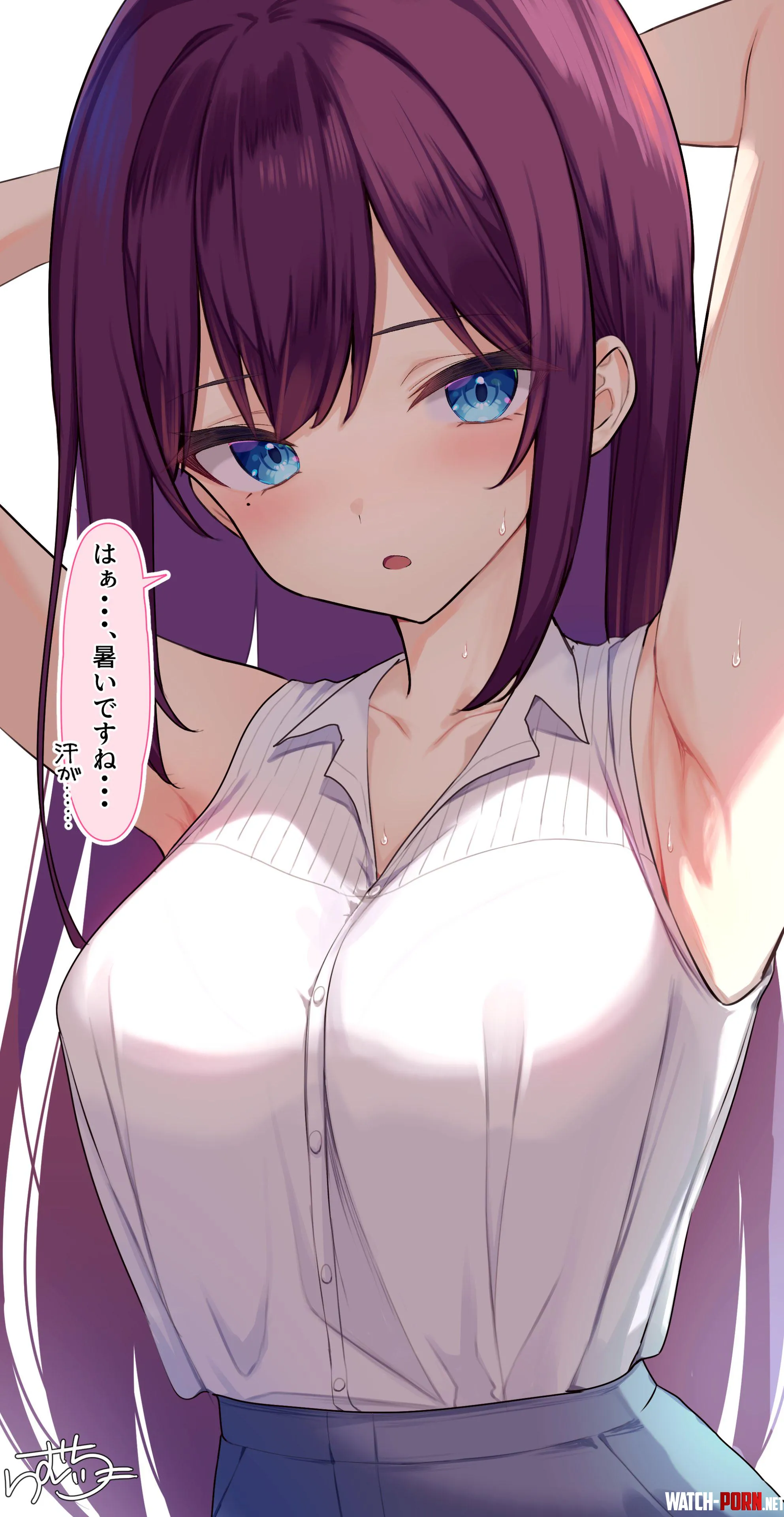 Caught you looking at her armpits by McKnight94