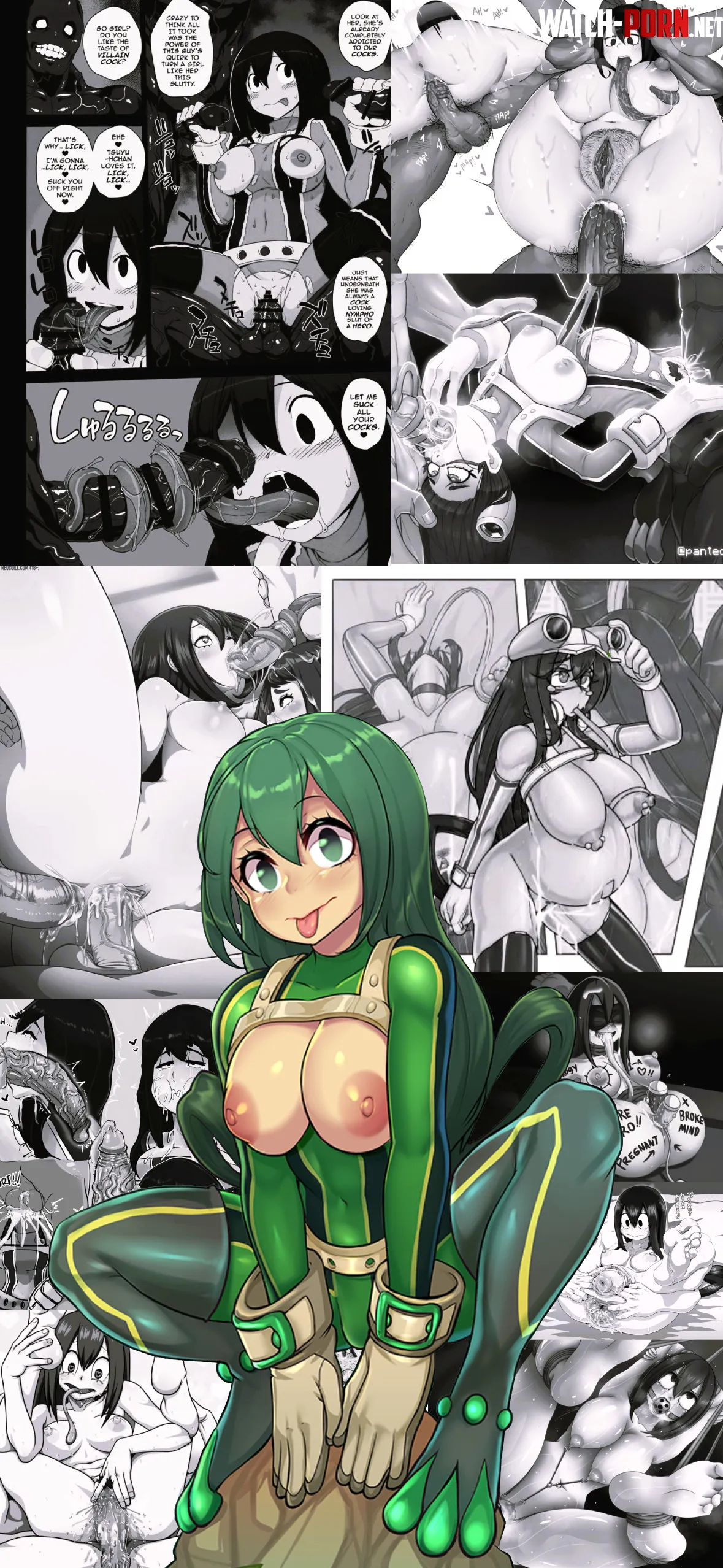 Tsuyu Asui Hentai Wallpaper Redjet00 by [deleted]