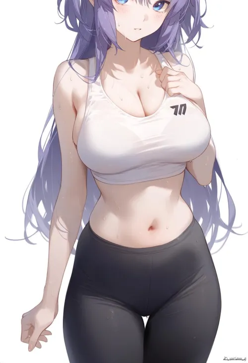 Thumbnail Yuuka Hayase Blue Archive in animemidriff - CheetahSperm18's Insight