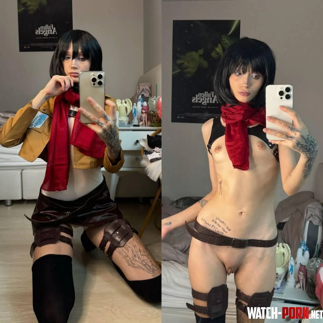 Mikasa Ackerman from Attack on Titan by kaikoriko by kaiko_riko