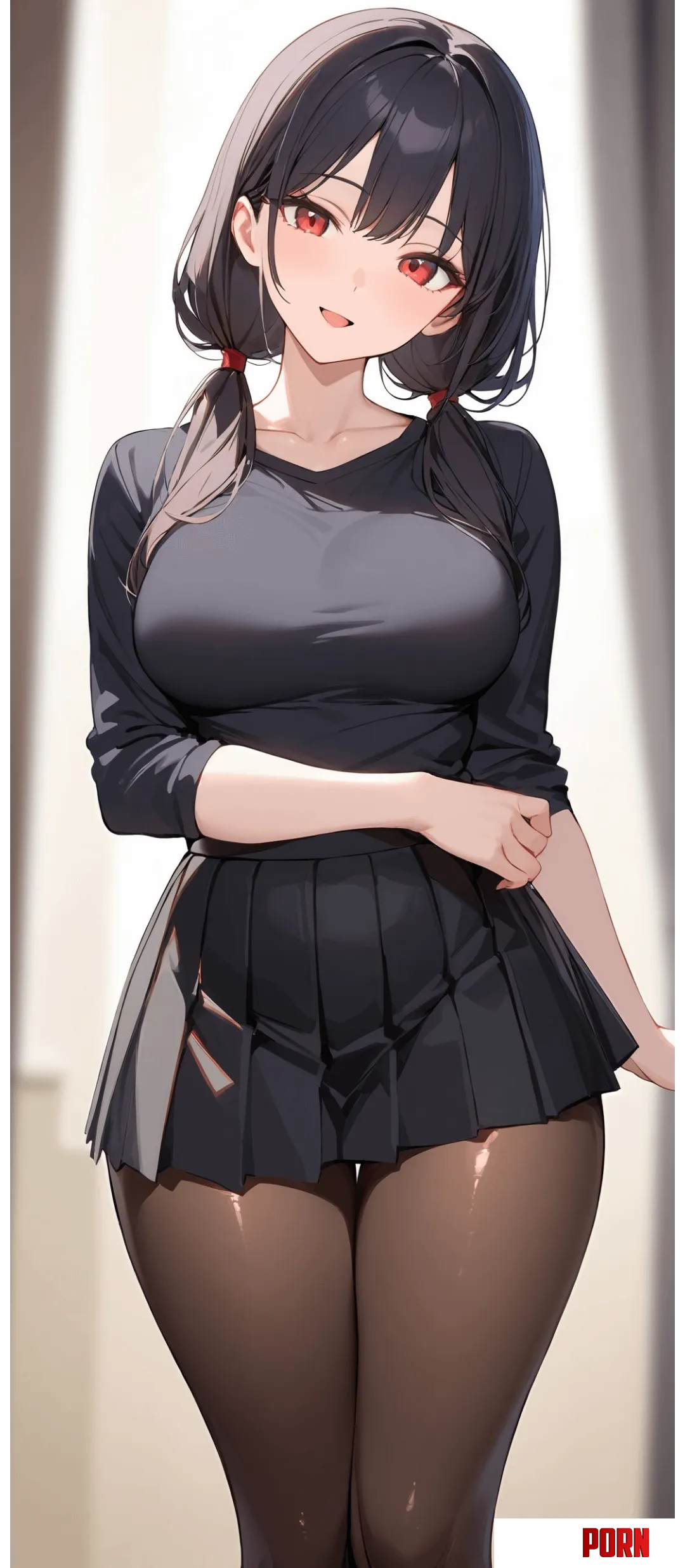 Black Outfit amp Tights by CheetahSperm18