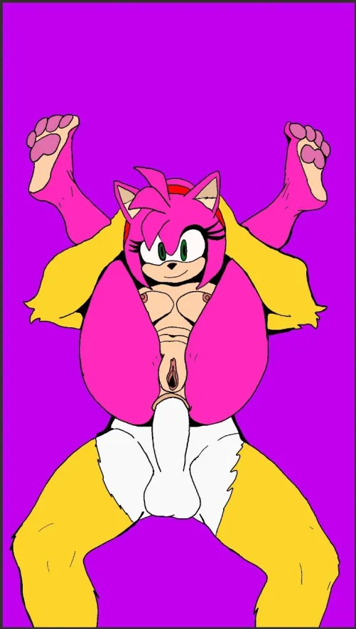Thumbnail Amy Having Fun by Gachafoxythepirate - SonicPorn Category