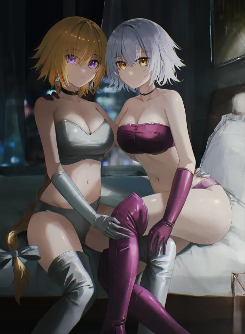 Thumbnail Jeanne darc & Alter's Saga by CheetahSperm18 in Pantsu Category