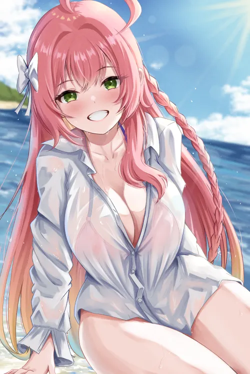 Thumbnail Hanako Swimsuit in Blue Archive by TyrZul