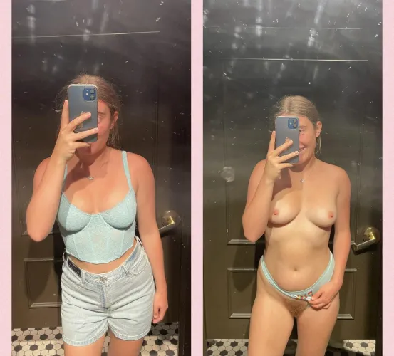 Thumbnail Changing Room Adventures: Pic Comparisons by Tallulahmwah | AmateurBrits
