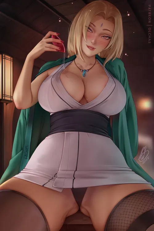 Thumbnail Tsunade by OlchaS: Netap's Naruto_Hentai Artistry