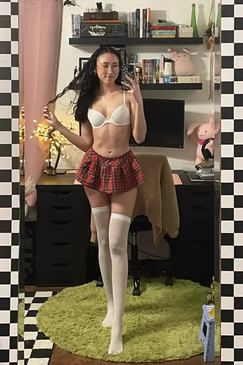 Thumbnail Miabellerina's SchoolGirlSkirts Dilemma: Forbidden Class Outfit