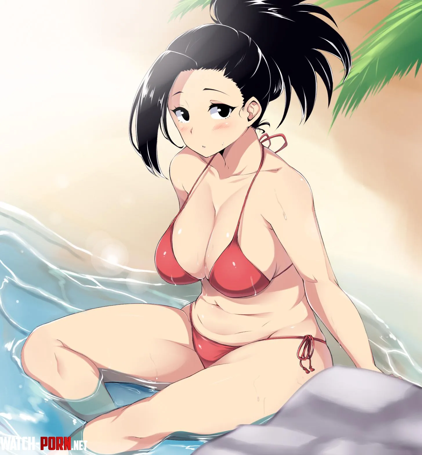 Momo at the beach moisture by ENFanatic