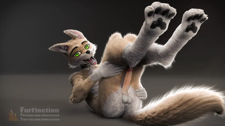 Thumbnail Reflecting on Desires: Paws and More from Furflection in the Yiff Category