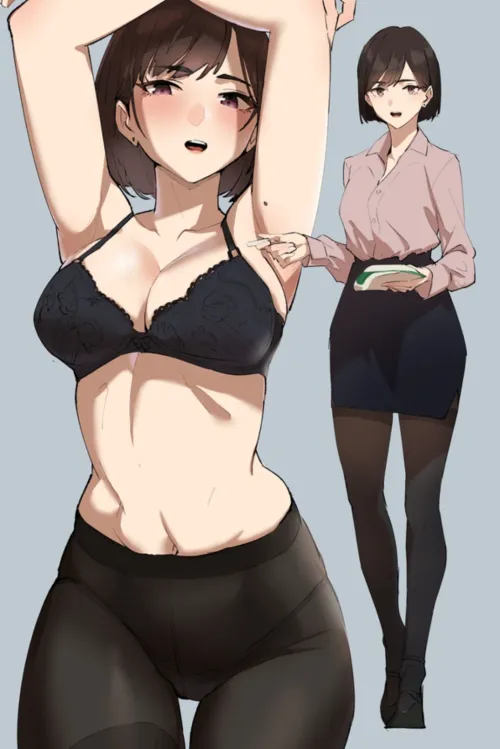 Thumbnail Female Teacher Pencil Skirt: Animearmpits Appeal by iNfECtEdgHOsT