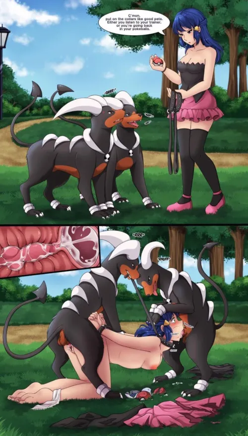 Thumbnail Failed Attempt at Pokemon Training by HarderPounding: A Story in HentaiBeast