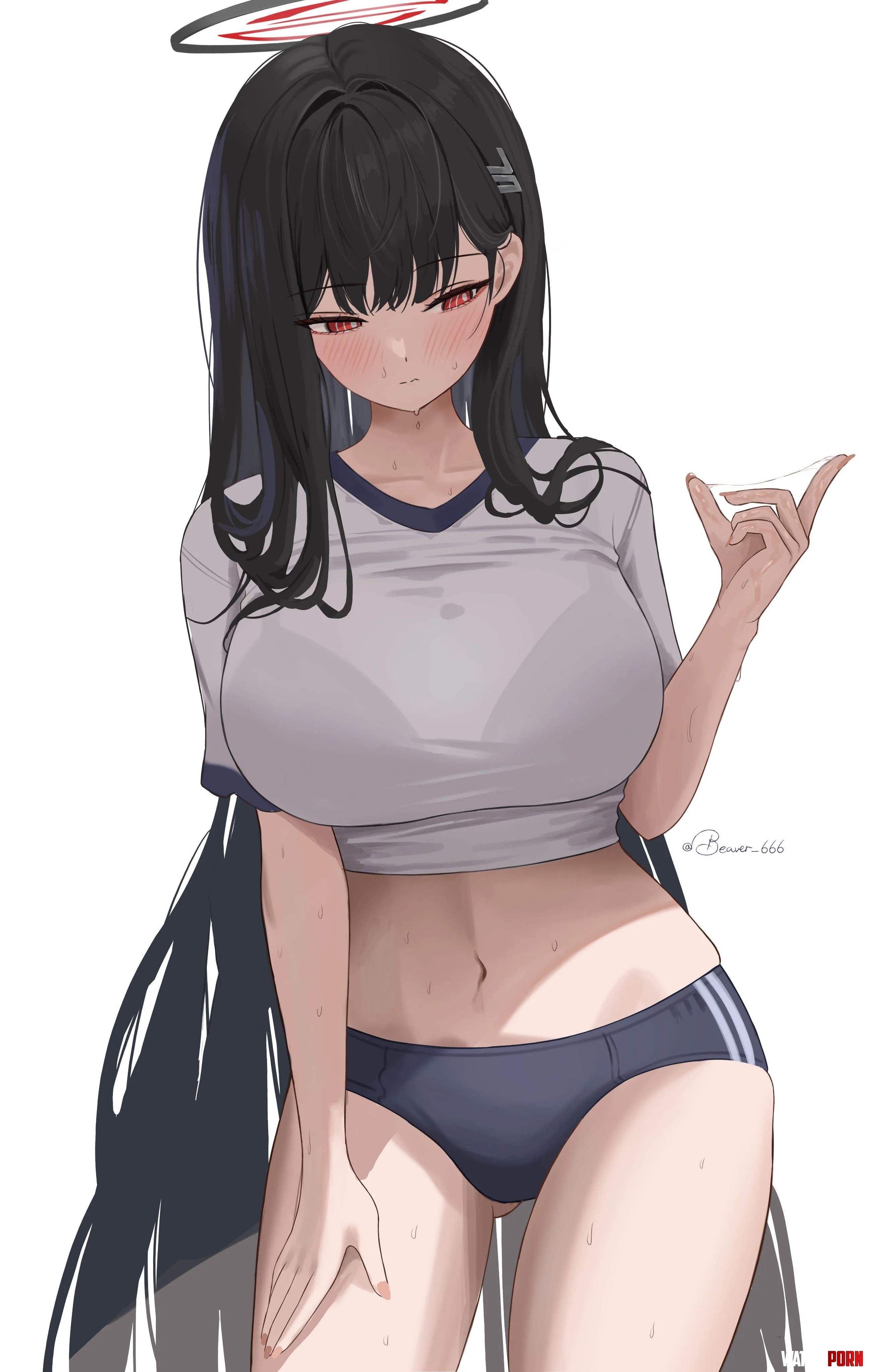 Rio Tsukatsuki Blue Archive by CheetahSperm18