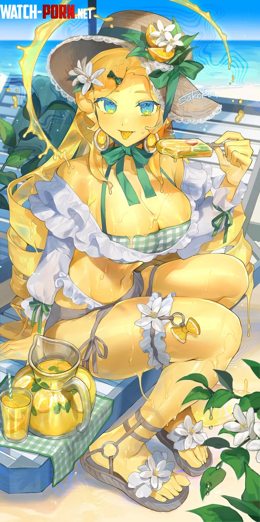 Lemon amp Slime Girl by asap_pocki
