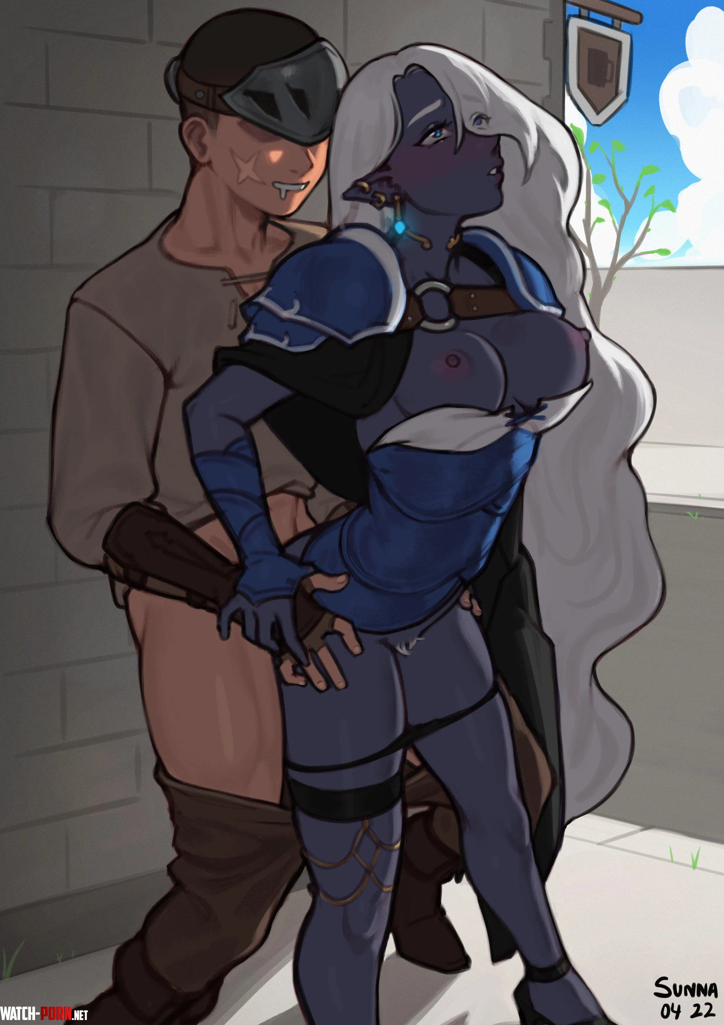 Drows first time on the surface by StainedElfGirl