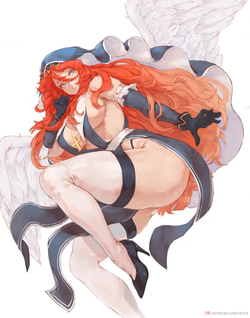 Thumbnail Angel Nun Artwork: Original Creation | StarvingArtist2000