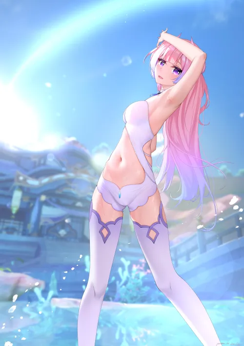 Thumbnail Kokomi Sangonomiya Genshin Impact Feature - Animearmpits