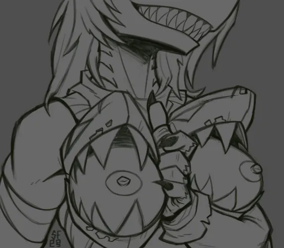 Thumbnail Shiddies OUT F Sharkfarks: Explore 5headedragon's Latest Work in Sharktits