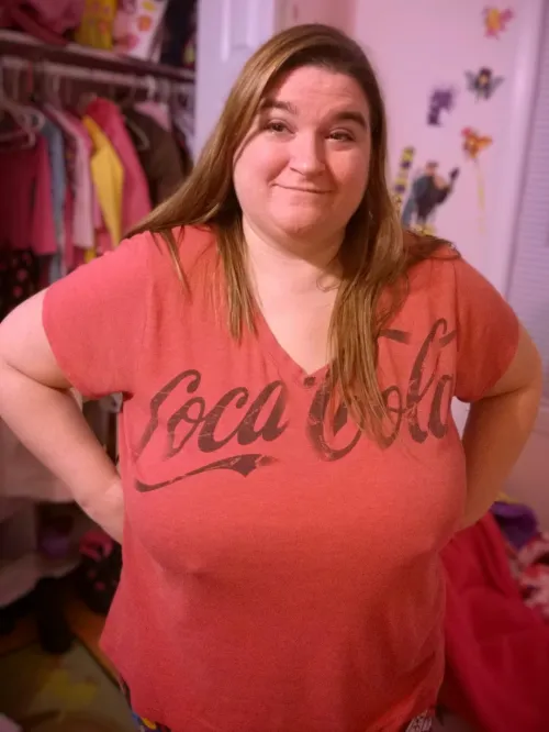Thumbnail SteelTorch's Casual Braless Look with Coke and a Smile