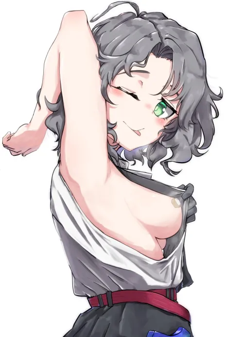 Thumbnail Exploring P2000 yzrfry in Girls Frontline by TheRoySez | animearmpits