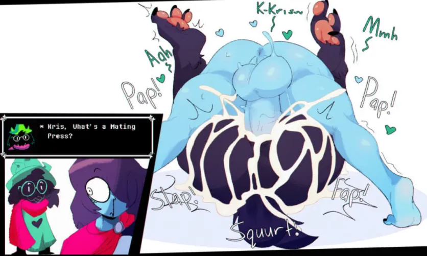 Thumbnail Exploring the Mating Press with Kris and Ralsei in Velveteksotica