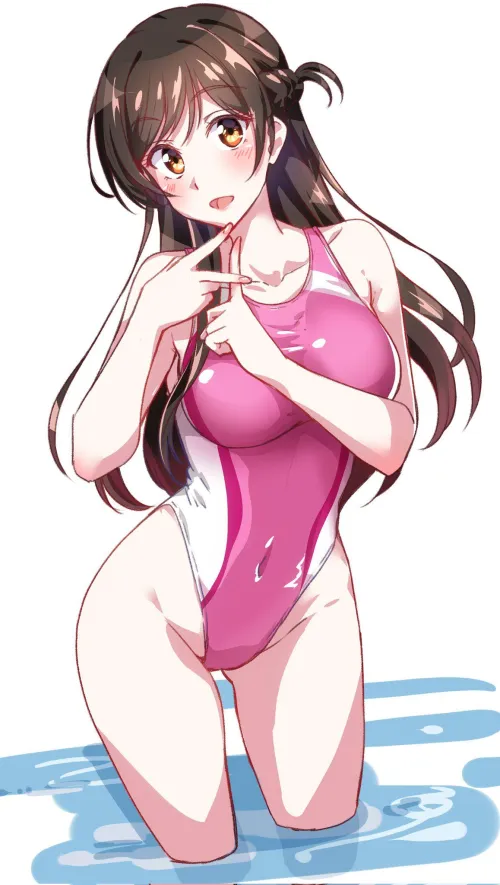 Thumbnail Chizuru Mizuhara in Rent A Girlfriend's Swimsuit by Author Csxc in the Pantsu Category