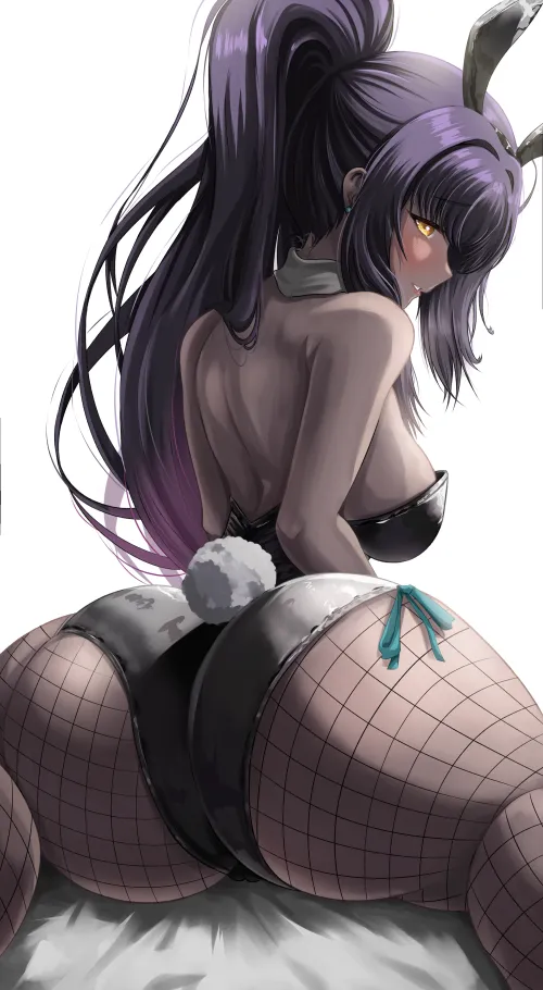 Thumbnail Karin Bunny Girl in Blue Archive by TyrZul