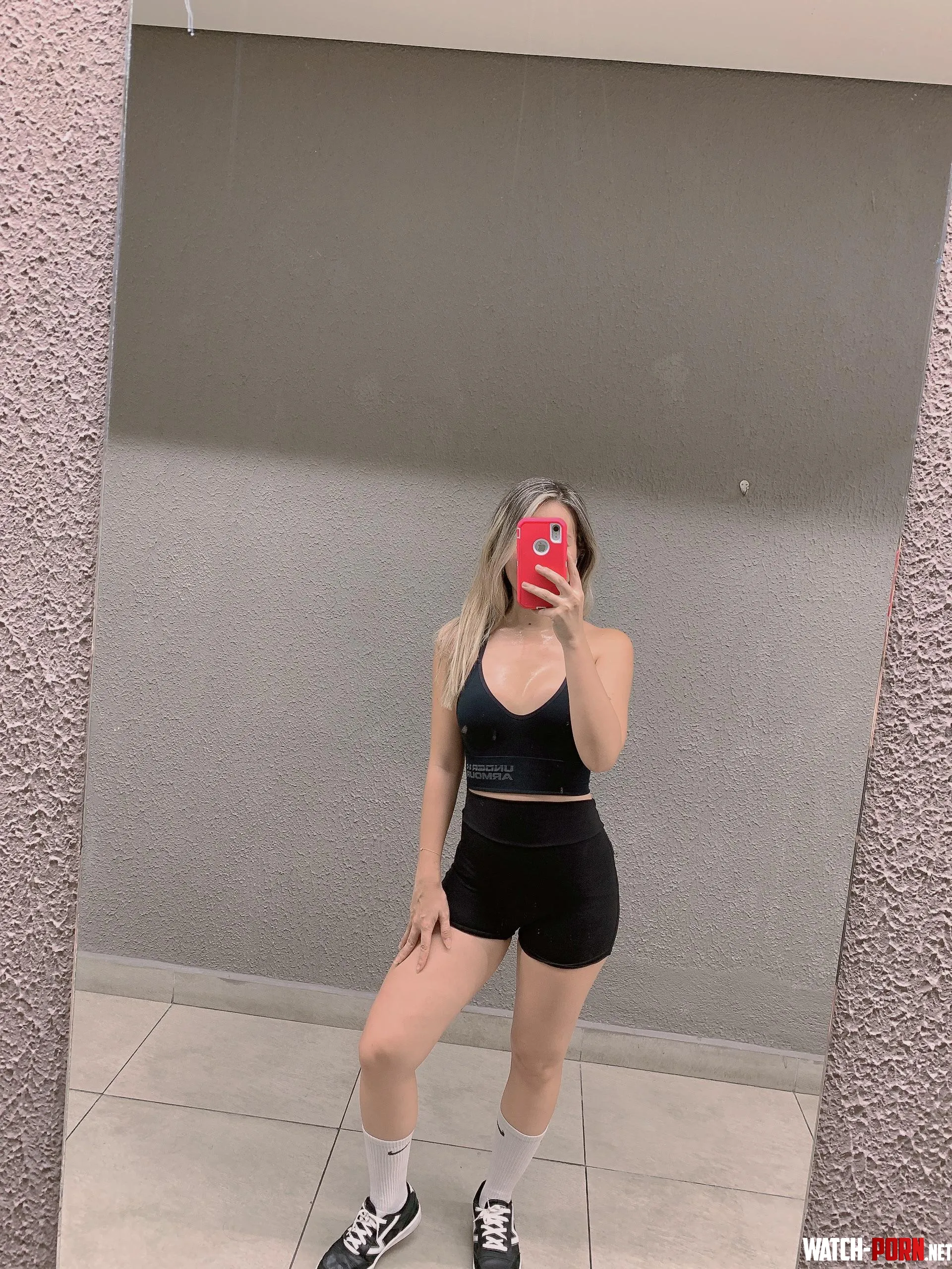 After my booty routine so sweaty  by sunsunny23