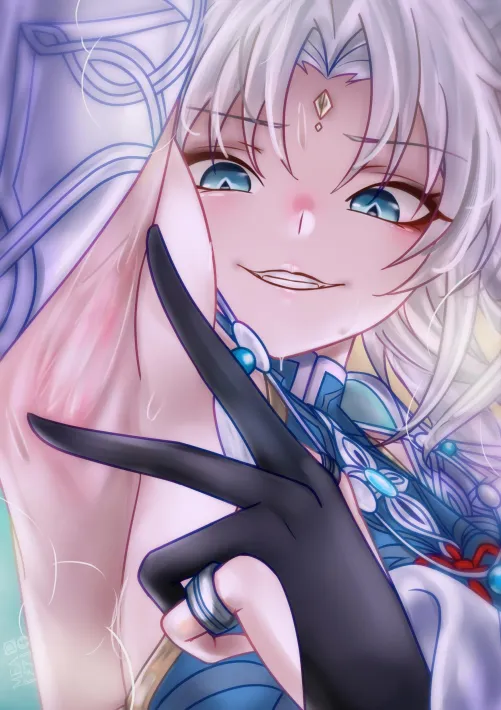 Thumbnail Feixiao's Waki Skin in Mea Honkai Star Rail - Animearmpits