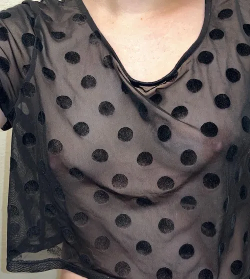 Thumbnail artsyelly's Polka Dot Blend - Stylish Seethru Piece