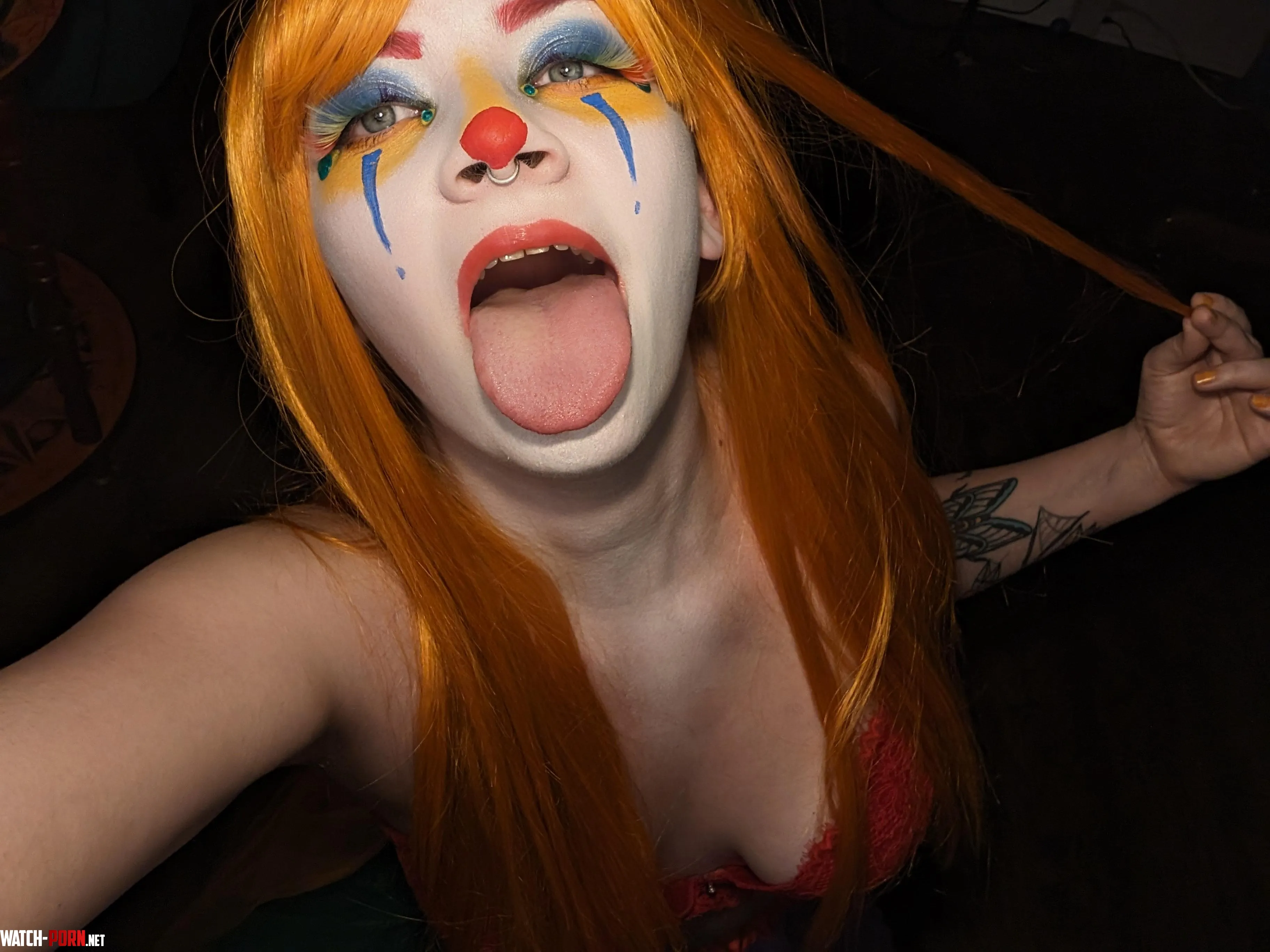 Ill try and catch it on my tongue  by KinkeeKlown