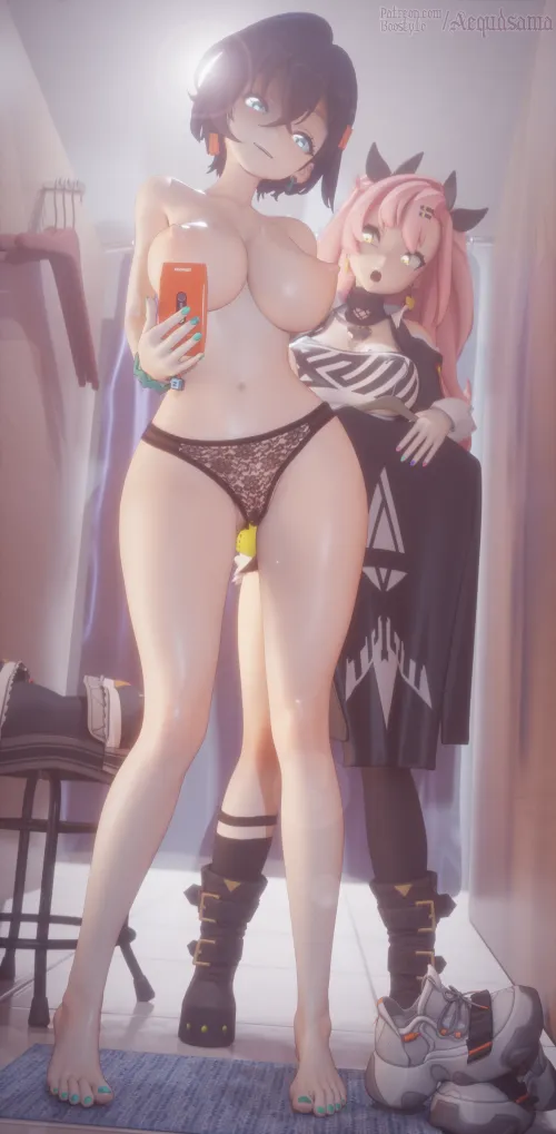 Thumbnail Explore THICC Belle in Zenless Zone Zero Art by Aequd