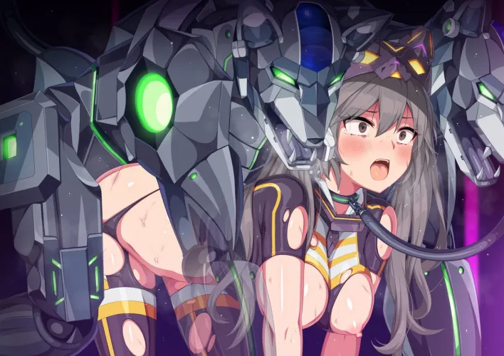 Thumbnail Surrendering to the Robotic Dog: Bred by Horosuke | GameOverGirls